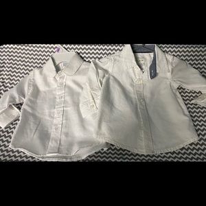 Boys White Button Down shirt